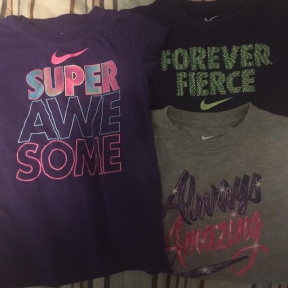 Girls Nike shirts
